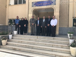 حضور معاون محترم آموزشی دانشگاه در دانشکده داروسازی